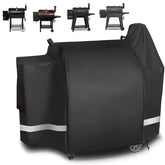 Utheer vista frontal cubriendo Pit Boss 850, protección completa