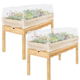 UYEDUJZ cubierta para cama elevada mostrando protección completa