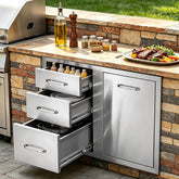 VEVOR frontal vista completa mostrando diseño robusto y almacenamiento eficiente