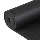 VEVOR frontal del rollo mostrando tamaño y color negro, facilita planificación