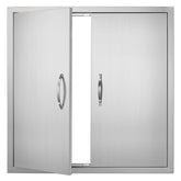 VEVOR puerta de acceso frontal mostrando acabado elegante y duradero