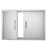 VEVOR puerta acceso frontal acero inoxidable, aspecto profesional y duradero