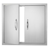 VEVOR puerta frontal empotrable mostrando acabado profesional y resistencia