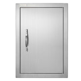 VEVOR puerta exterior frontal mostrando diseño y acabado duradero