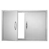 VEVOR puerta frontal empotrada en acero inoxidable ofrece acabado profesional
