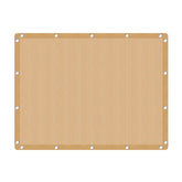 VICLLAX vista frontal del toldo wheat, protección solar inmediata