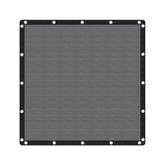 VICLLAX vista frontal del panel gris oscuro mostrando acabado resistente y cobertura