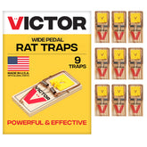 Victor empaque frontal 9 unidades muestra ahorro y fácil almacenamiento