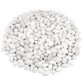 Virekm paquete frontal de piedras decorativas mostrando tamaño y colores