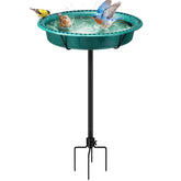 VIVOHOME bañera oval frontal mostrando forma y color para atraer aves