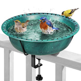 VIVOHOME vista frontal del baño de aves mostrando su diseño y acabado