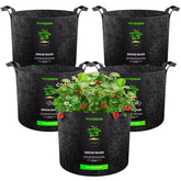 VIVOSUN frente paquete 5 bolsas para cultivo resistente y reutilizable