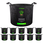 VIVOSUN pack frontal de 10 bolsas que muestra capacidad y orden