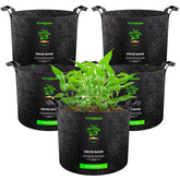 VIVOSUN paquete frontal de 5 bolsas ideal para jardinería urbana