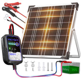 Voltset panel frontal 20W mostrando diseño robusto y eficiencia