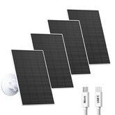 VUEBEE panel solar frontal mostrando diseño compacto y carga confiable