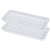 VUWEZ bandeja frontal de 24 pulgadas mostrando formato rectangular y protección de superficie