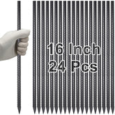 VVOKGO paquete frontal de 24 estacas mostrando cantidad y acabado