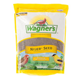 Wagner's bolsa frontal de nyjer 10 lb mostrando el empaque y peso
