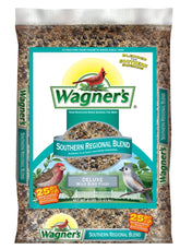 Wagner's bolsa frontal mostrando la mezcla, atrae más aves cantoras