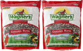 Wagner's saco frontal del producto mostrando la marca y mezcla, atrae cardenales fácilmente