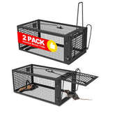 Wanqueen vista frontal del pack de 2 trampas vivas mostrando diseño compacto y beneficios