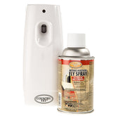 Waterbury dispensador frontal montado en pared con diseño delgado y discreto