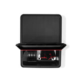 Weber caja frontal mostrando su diseño robusto y fácil acceso