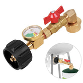 WedFeir adaptador frontal mostrando conexión QCC1 y salida 1"-20, facilidad de uso