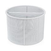 WENPENG cesta skimmer frontal mostrando forma y encaje, facilita reemplazo