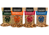 Western pack frontal mostrando las cuatro variantes para variedad y control de sabor