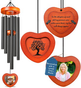 Windsplay campana frontal mostrando diseño y personalización para recuerdo