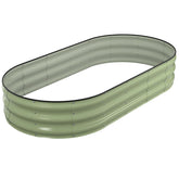 Winpull vista frontal de la jardinera verde aguacate mostrando su estructura resistente