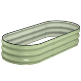 Winpull vista frontal de la jardinera verde aguacate mostrando resistencia