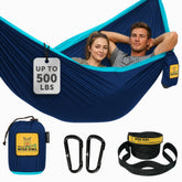 Wise Owl Outfitters hamaca empacada lista para viajar, ultraligera y compacta