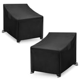 WLEAFJ funda frontal para sillas Adirondack mostrando protección completa