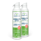 Wondercide aerosol frontal pack de 2 mostrando envases y beneficio control inmediato