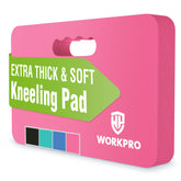 WORKPRO almohadilla frontal mostrando diseño y color rosa, cómoda y visible