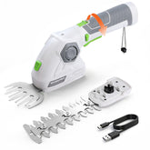 WORKPRO vista frontal del cortasetos mostrando diseño compacto y control