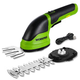 WORKPRO vista frontal del recortador inalámbrico mostrando diseño compacto y ligero