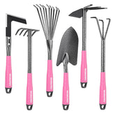 WORKPRO empaque frontal del set rosa mostrando todas las herramientas, ideal para regalo
