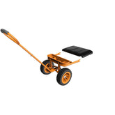 WORX Aerocart Wagon kit frontal conectado mostrando montaje fácil