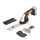 WORX WG801.9 frente del producto mostrando diseño compacto y ahorro de espacio