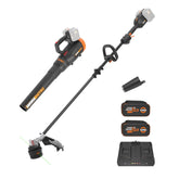 WORX vista frontal del kit WP925 mostrando caja y herramientas, ideal para identificar el producto