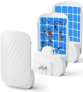 wowcatch dispositivo frontal blanco, diseño discreto y eficaz