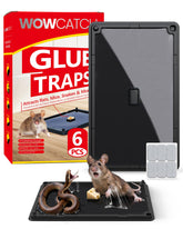 WowCatch empaque frontal mostrando 6 trampas, solución sin venenos
