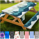 Wrakus vista frontal de la funda para mesa protegiendo superficie y estilo