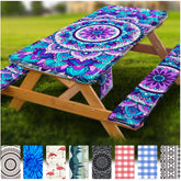 Wrakus funda para mesa vista frontal con ajuste elástico y protección impermeable
