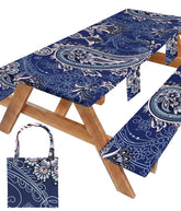 Wrakus vista frontal de funda de mesa plegada para transporte y protección
