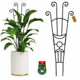 Xeeol enrejado frontal pack 2 mostrando soporte estable para plantas